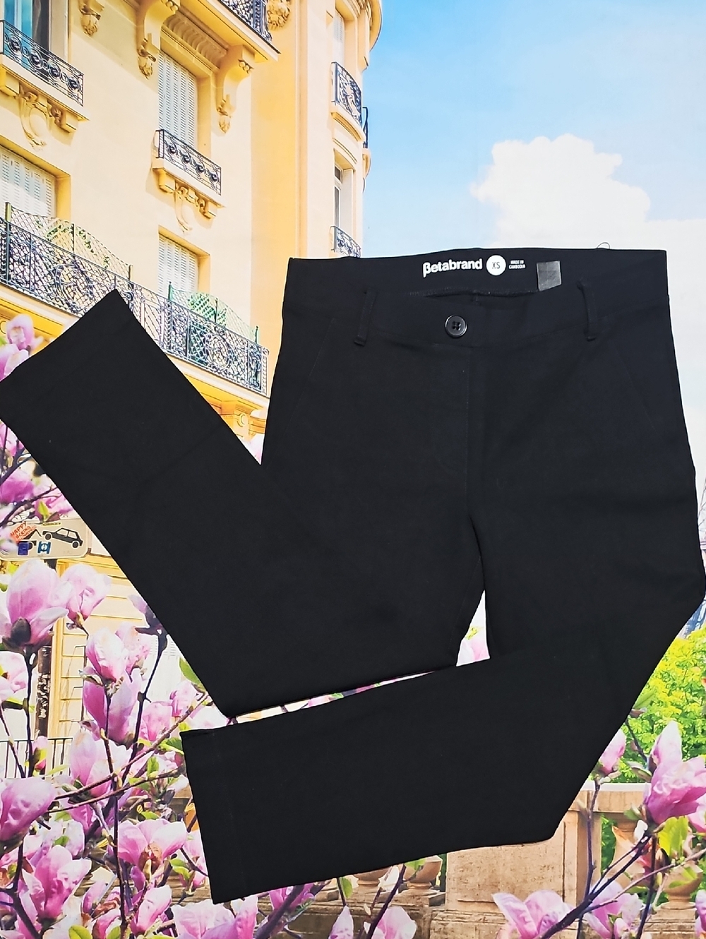 Betabrand Capri Black Yoga Pants Size XS - Picture 2 of 5